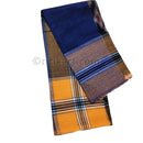 Cotton Navy Blue Sambalpuri Rumal with Single Star (Size-16 inch)_2