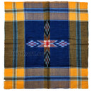 Cotton Navy Blue Sambalpuri Rumal with Single Star (Size-16 inch)_1