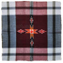 Cotton Maroon Sambalpuri Rumal with Single Star (Size-18 inch)_1