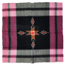Cotton Pink and Grey Single Star Sambalpuri Rumal (Size-18 inch)_1