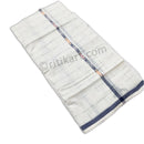 Off White Handloom Sambalpuri Odisha Cotton Lungi