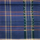 Handloom Sambalpuri Odisha Lahri Blue Color Cotton Lungi