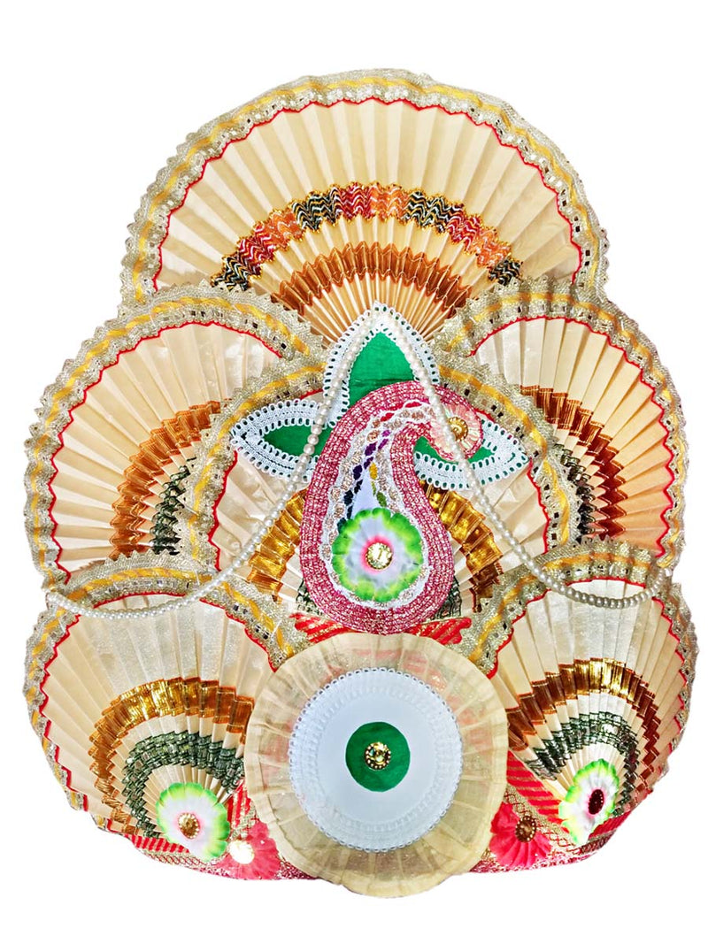 Jagannath Balabhadra Subhadra Puja Pagadi Dress 8 Inch pic-2