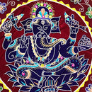Applique Ganesha Sitting on Lotus Pic-2