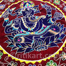 Applique Ganesha Sitting on Lotus Pic-4