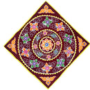 Flower Design Maroon Color Chandua pic-1