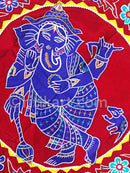 Premium hand Made Pipili Wall Hanging of Lord Ganesh pic-2