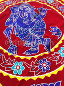 Premium hand Made Pipili Wall Hanging of Lord Ganesh pic-3