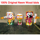 Jagannath Balabhadra Subhadra Neem Wood Idol 25 CMs High pic-3