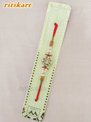 Designer Moti With Stone Rakhi