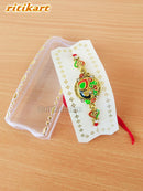 Kundan Peacock Designer Rakhi