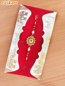 Designer Crystal Sun Flower Fancy Rakhi