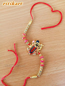 Religious Lord Krishna Golden Rakhi