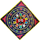 Wall Decor Applique Lord Jagannath Design Velvet Chandua
