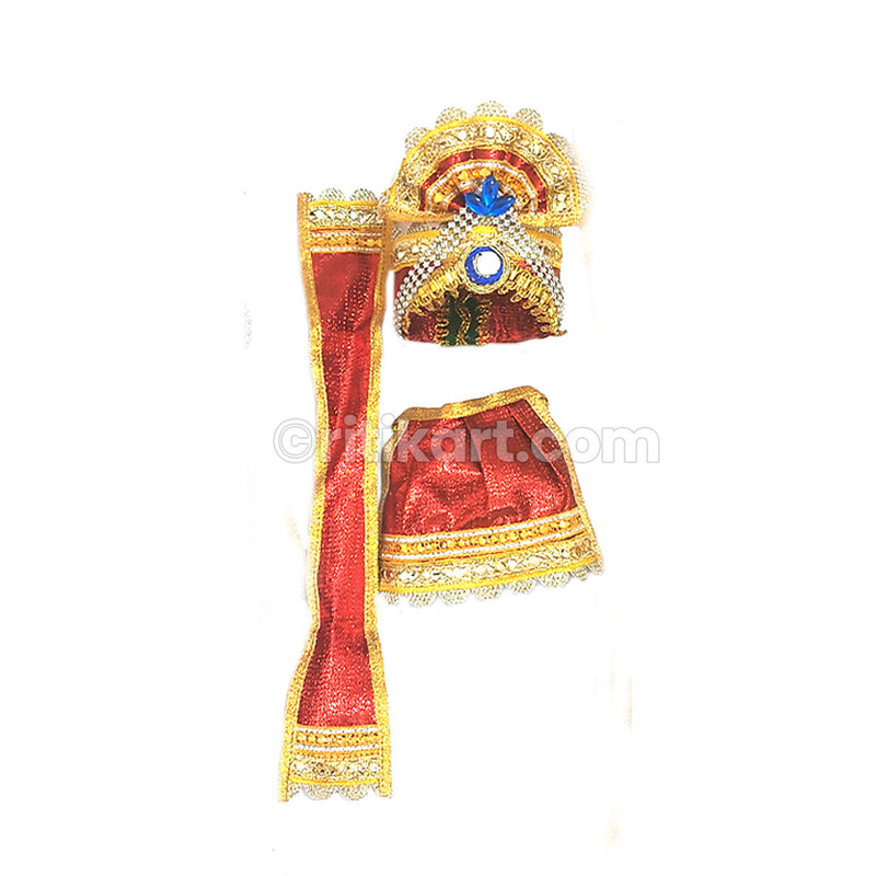 Jagannath Balabhadra Subhadra puja Pagadi dress 06 inch