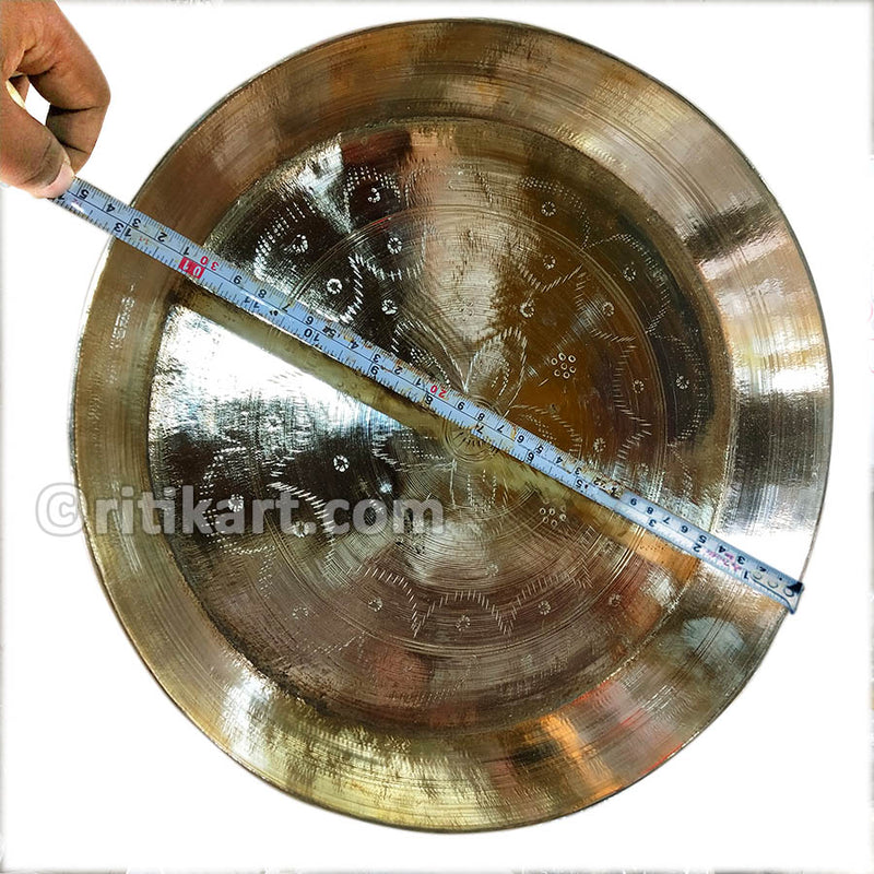 Pure Kansa Thali 13 inch from Balakati