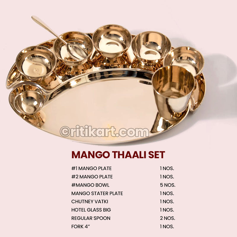 Mango Kansa Thaali Set
