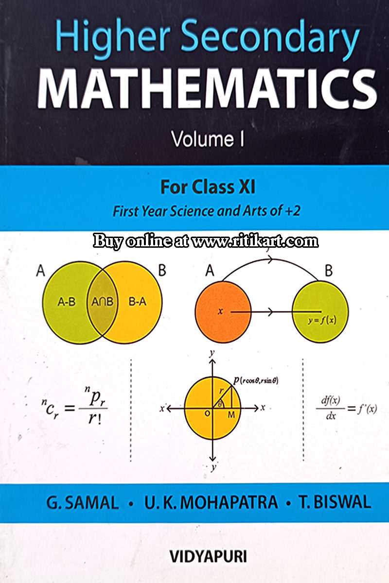 Buy Higher Secondary Mathematics Volume-1 (For Class XI) -Ritikart