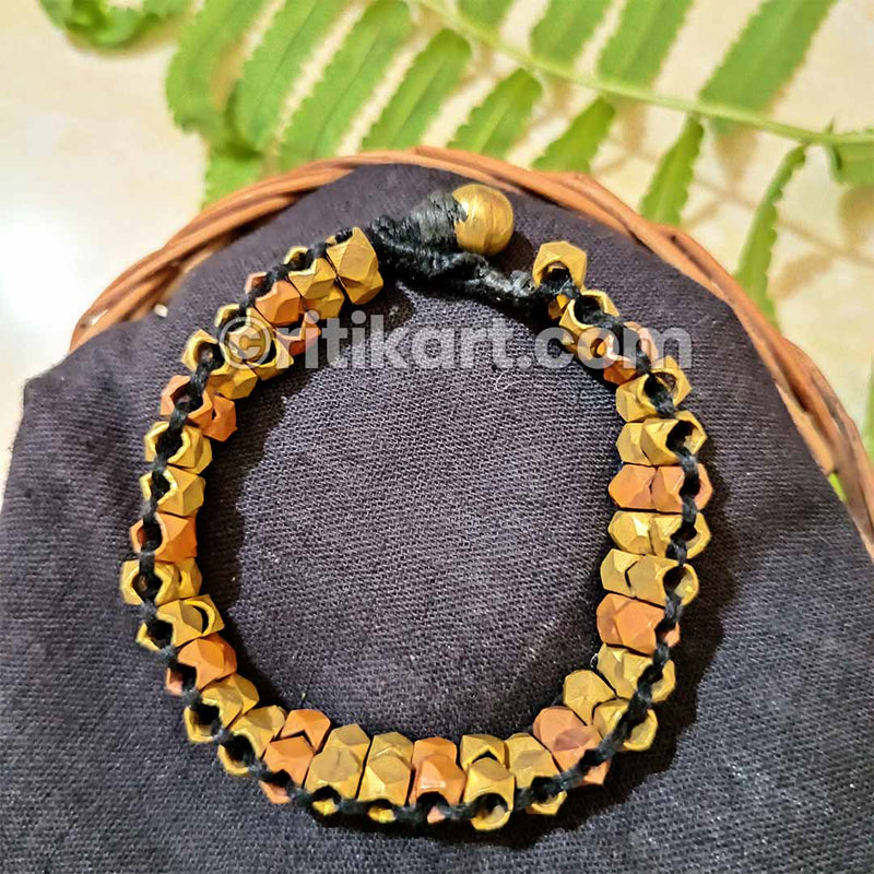 Couple Black Thread Silver Bracelet, चांदी के ब्रेसलेट - Rishirich Jewels,  Mumbai | ID: 2849844702797