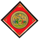 Palm Leaves Lord Radha krishana  Design with Photo Frame