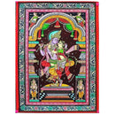 Lord Radha Krishna Canvas Pattachitra