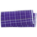 Sambalpuri Deep Blue and White Strip Cotton Lungi