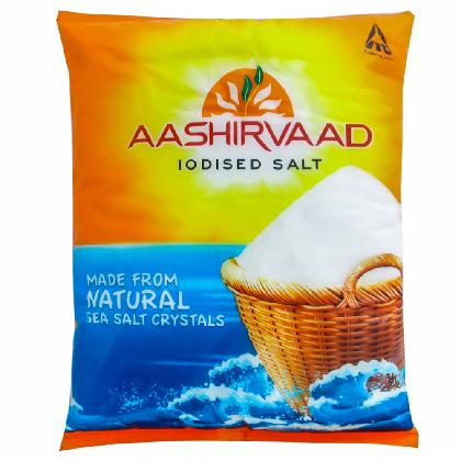 Aashirvaad Iodised Salt 1 kg