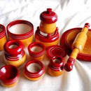 Chanapatna Wooden cooking set