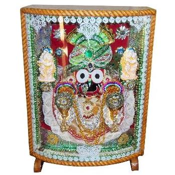 Jagannath Idol with colourful lighting Wooden Box