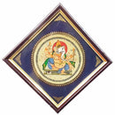 Palm Leaves Lord Ganesh Design with Photo Frame