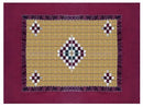  Sambalpuri Maroon Yellow Traditional Duble Bed Cover
