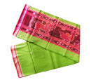  Colourful cotton gamuchha greeen 4 hati  design