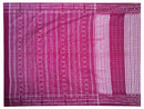 Sambalpuri Patili Hand Woven Maroon jhoti Design saree 