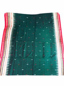  Bomkai Green Cotton Saree