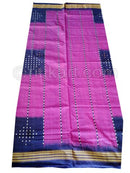 Sambalpuri Hand Woven Brown with Maroon Anchal Design Saree