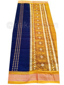 Blue Sambalpuri  Bomkai Cotton Saree