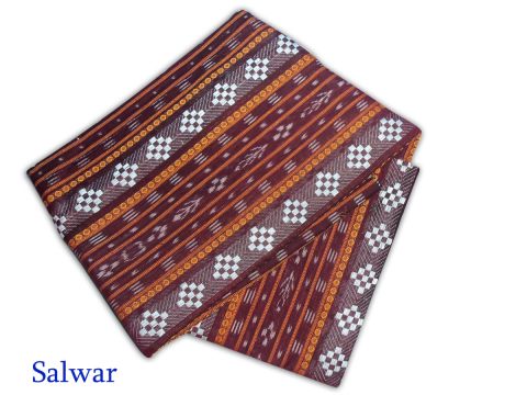 Deep Maroon Color Sambalpuri Salwar Suit