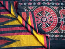 Golden And Red Nuapatana Khandua Cotton Saree P1