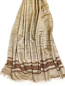 Natural Color Tussar Silk Shawl P1