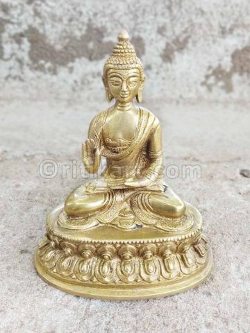 Brass Statue Lord Budha