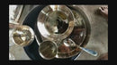 Kansa Thali Set (1 Thali, 1 Bowl, 1 Small Plate, 1 Glass & 1 Spoon)