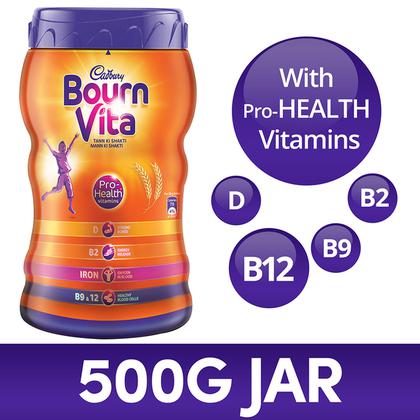 Bournvita 500 g/1 kg (Jar)