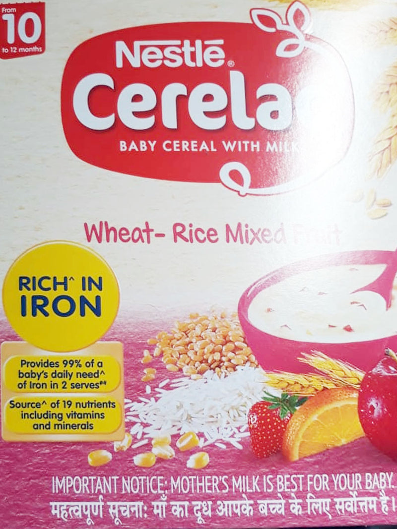 Baby Food - Cerelac From 10 t0 12 months(Wheat- Rice Mixed)