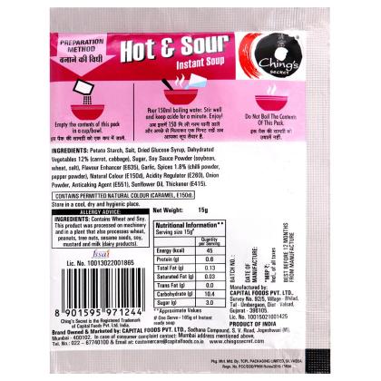 Ching's Secret Hot & Sour Instant Soup 15 g