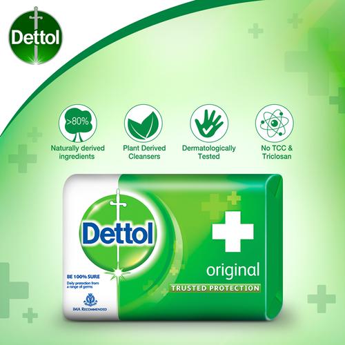 Dettol Bathing Bar Soap - Germ Protection, Original