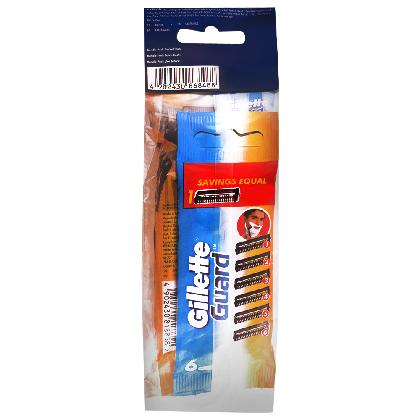 Gillette Guard Razor & Cartridge 6 pcs