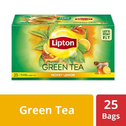 Lipton Honey Lemon Green Tea Bags, pack of 25