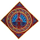 Hand Made Peacock Design Wall Hanging Chandua