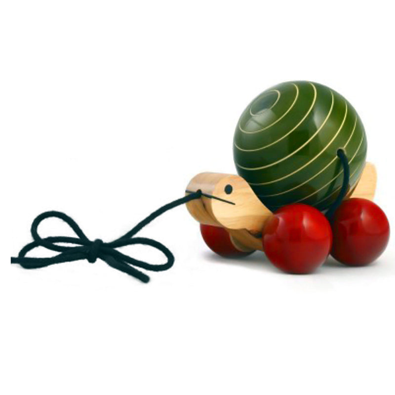 Chanapatna Wooden Toy Tuttu Turtle (Green Color)