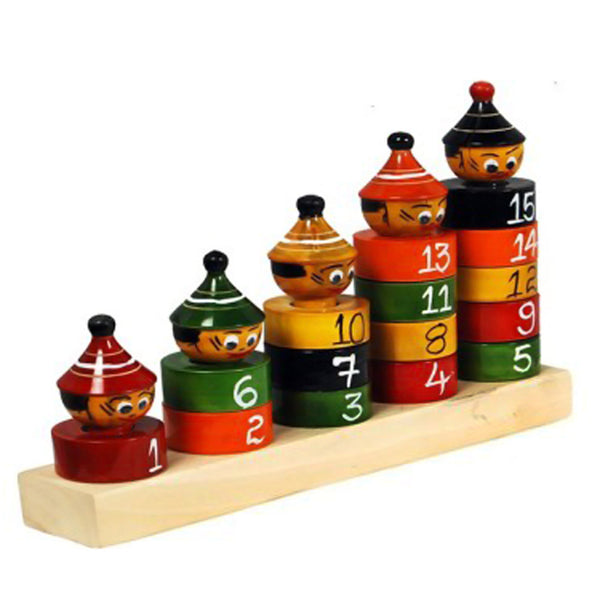 Wooden Stacking & Counting Joker (Multicolor)-pic1